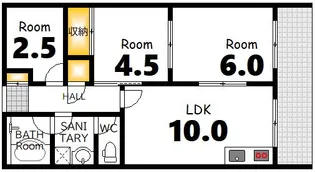 メゾン幸【2階】の間取り