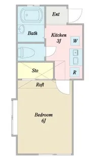 αNEXT山手町【1階】の間取り