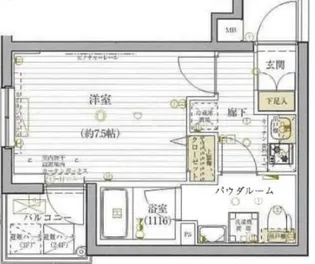 GROWS北赤羽【4階】の間取り