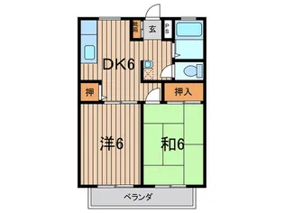 サンビレッジ瀬谷A【2階】の間取り