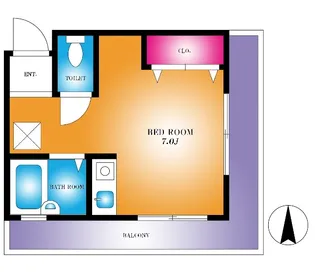 シンコウハイツ【3階】の間取り