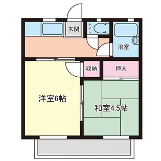 ピアパークI【2階】の間取り