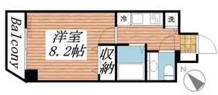 ロリエタワー川崎【4階】の間取り