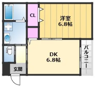 South Ten【1階】の間取り