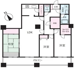 晴海アイランドトリトンスクエアビュータワー【44階】の間取り