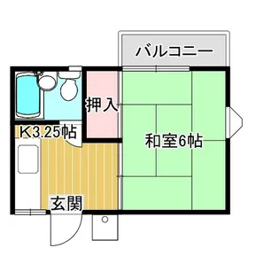 ディアハイム宮前【2階】の間取り
