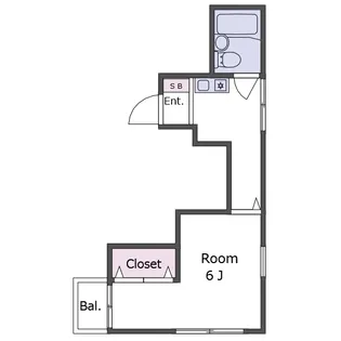 グリフィン祐天寺【2階】の間取り