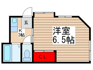 立石パレス【1階】の間取り