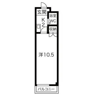 ハイツMAO【2階】の間取り