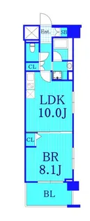 LAPRYLE新横浜【9階】の間取り