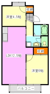 クレールハイツ鷺沼【2階】の間取り