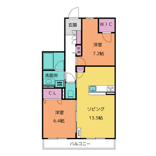 エクラシエ四ツ谷【3階】の間取り