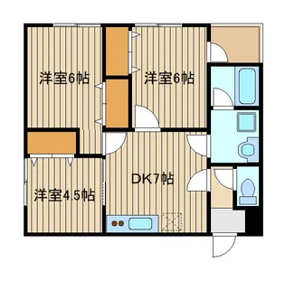 ゲイン石神井台【2階】の間取り