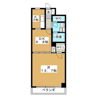 アドミール桜山【5階】の間取り