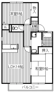 コンフォールHIRO【2階】の間取り