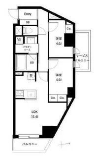 アーバンパーク高井戸【2階】の間取り
