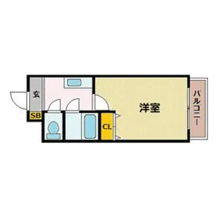 CITY SPIRE名駅南【7階】の間取り