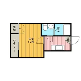 momo【2階】の間取り