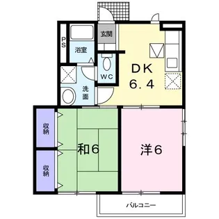 チェリーブロッサム【1階】の間取り