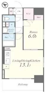 キャナルテラス品川【14階】の間取り