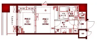 ZOOM横浜SQUARE【3階】の間取り