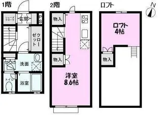 シカモア【1階】の間取り