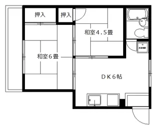 名和ハイツ【3階】の間取り