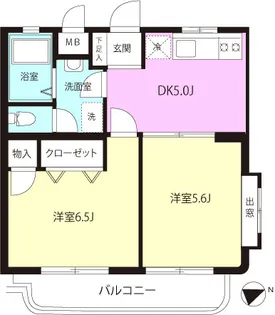 ブリンク山田【3階】の間取り