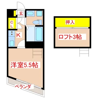 アーバンスペース【3階】の間取り