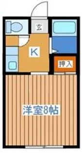 タケダコーポ【2階】の間取り