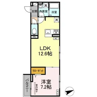 セレスティア柴又VI【2階】の間取り