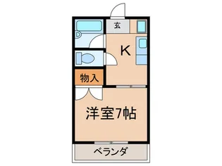 コ-ポシリウス【1階】の間取り