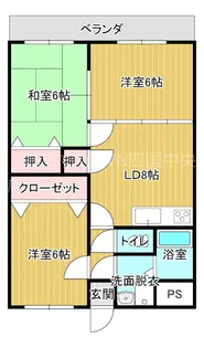 サンモール壱番館【3階】の間取り