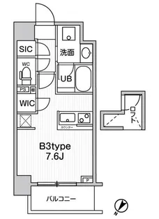JMFResidence町田の間取り