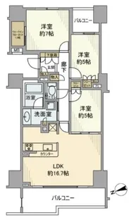 シティテラス目白【13階】の間取り