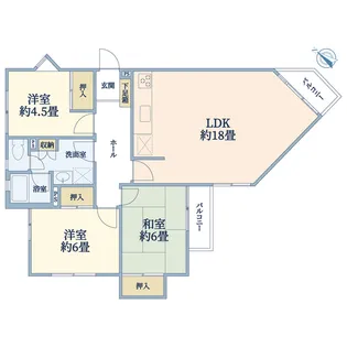 NICハイム万騎が原【3階】の間取り