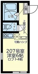 ユナイト上星川ブルックナー【2階】の間取り