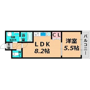 フジパレス城東諏訪I番館【3階】の間取り