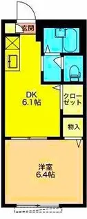 サンモールMai C【2階】の間取り
