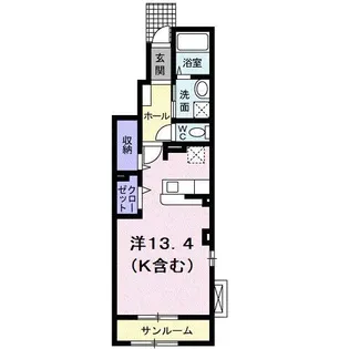 ウインズ コート【1階】の間取り