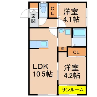 PASSO A棟【1階】の間取り