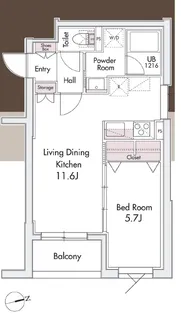 Estelle【3階】の間取り