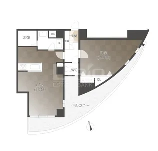 フェイズイン博多駅東【1階】の間取り