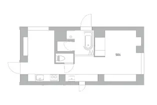 天神町place◆◆JIA優秀建築賞 受賞(2025年1月)他受賞!◆【5階】の間取り