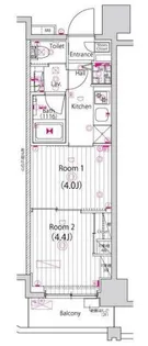 ガーラ・プレシャス赤坂見附【2階】の間取り
