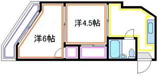 サンライトマンション【3階】の間取り