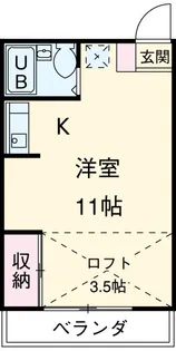 サンハイツ宮内【2階】の間取り