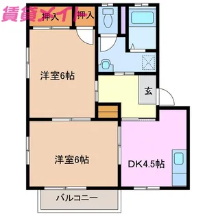 メゾンスーシ【1階】の間取り