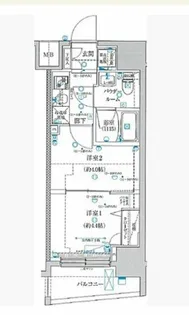 スパシエ蒲田グランドタワー【5階】の間取り