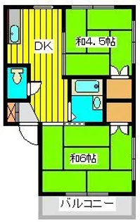 かつら苑【1階】の間取り